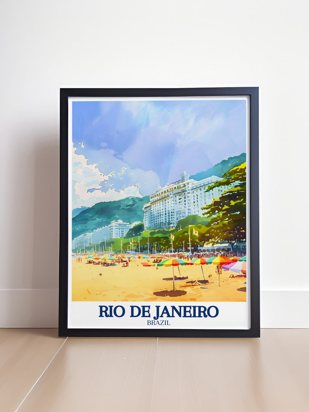 Affiche Rio De Janeiro - Copacabana Beach