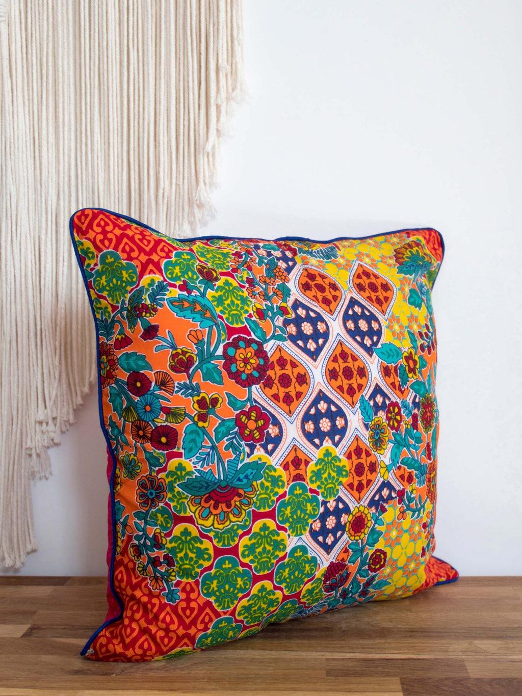 Set di 2 fodere per cuscini in tessuto di cotone - HITA