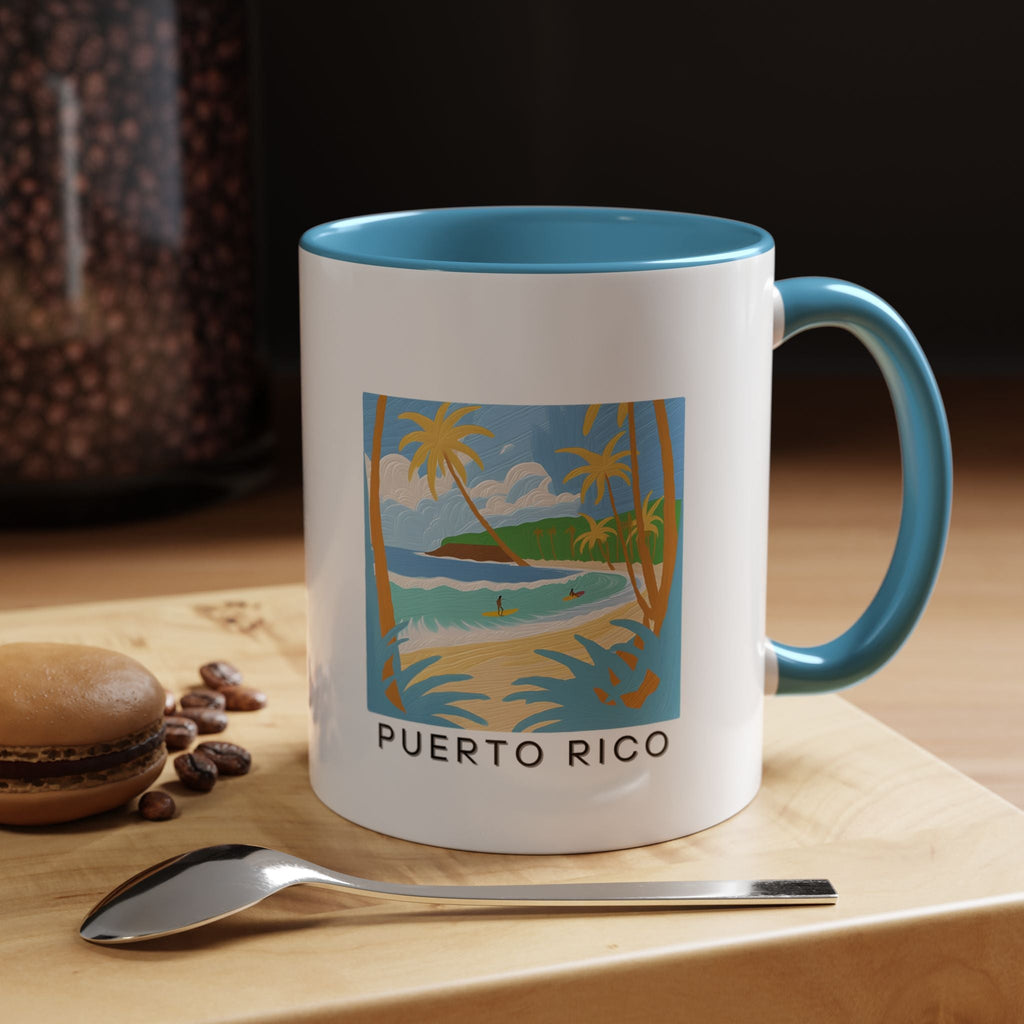 Mug Puerto Rico : Tasse Céramique - Design Artistique Inspiré de l'Île