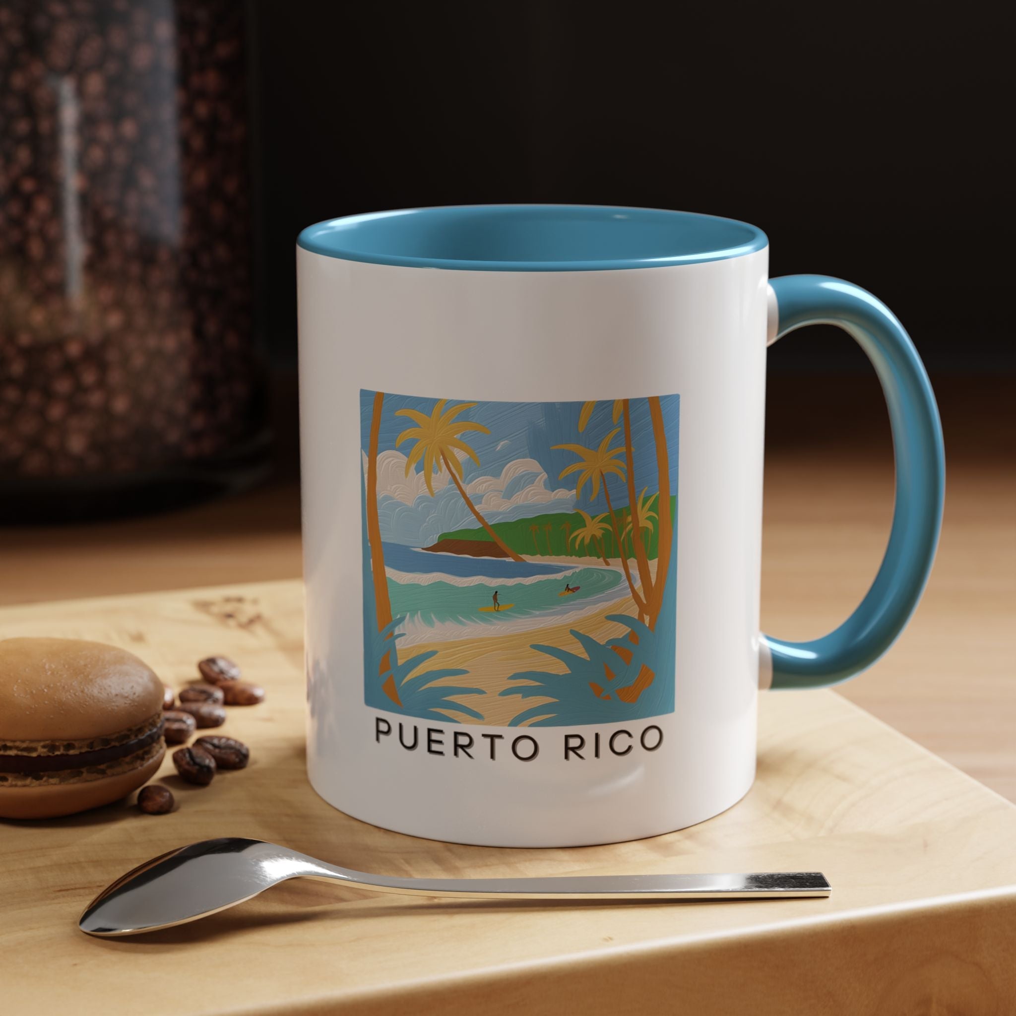 Mug Puerto Rico : Tasse Céramique - Design Artistique Inspiré de l'Île