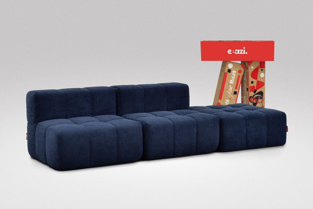 Canapé 3 places modulables – Blau