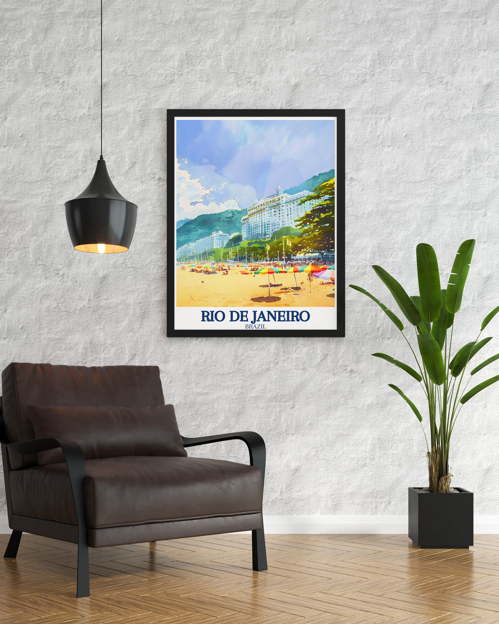 Affiche Rio De Janeiro - Copacabana Beach
