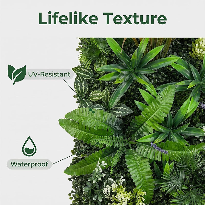 Panneau Mur Végétal Artificiel 40×120cm – Herbe Synthétique pour Décoration Intérieur & Extérieur