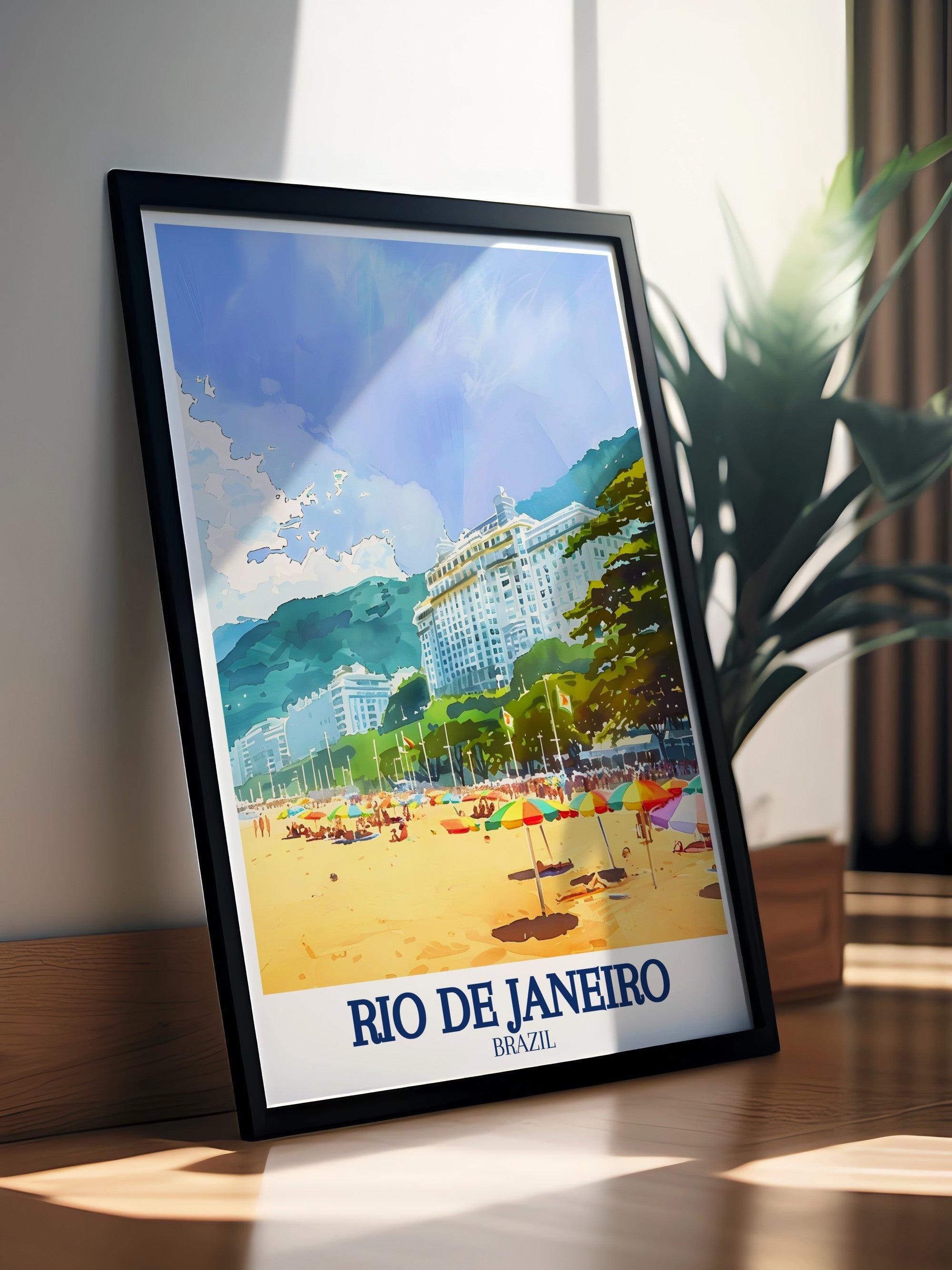 Affiche Rio De Janeiro - Copacabana Beach