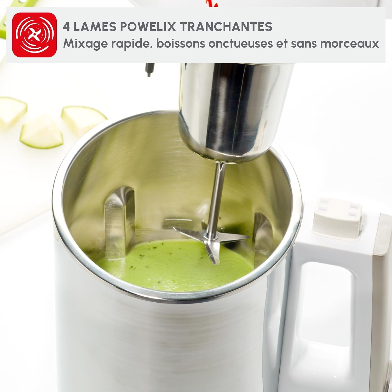Moulinex - Easy Soup Blender Chauffant 1000W - 5 programmes - 1.2 L