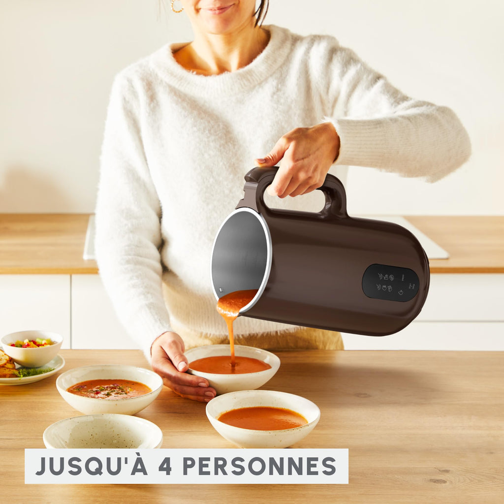 Moulinex - Easy Soup Blender Chauffant 1000W - 5 programmes - 1.2 L
