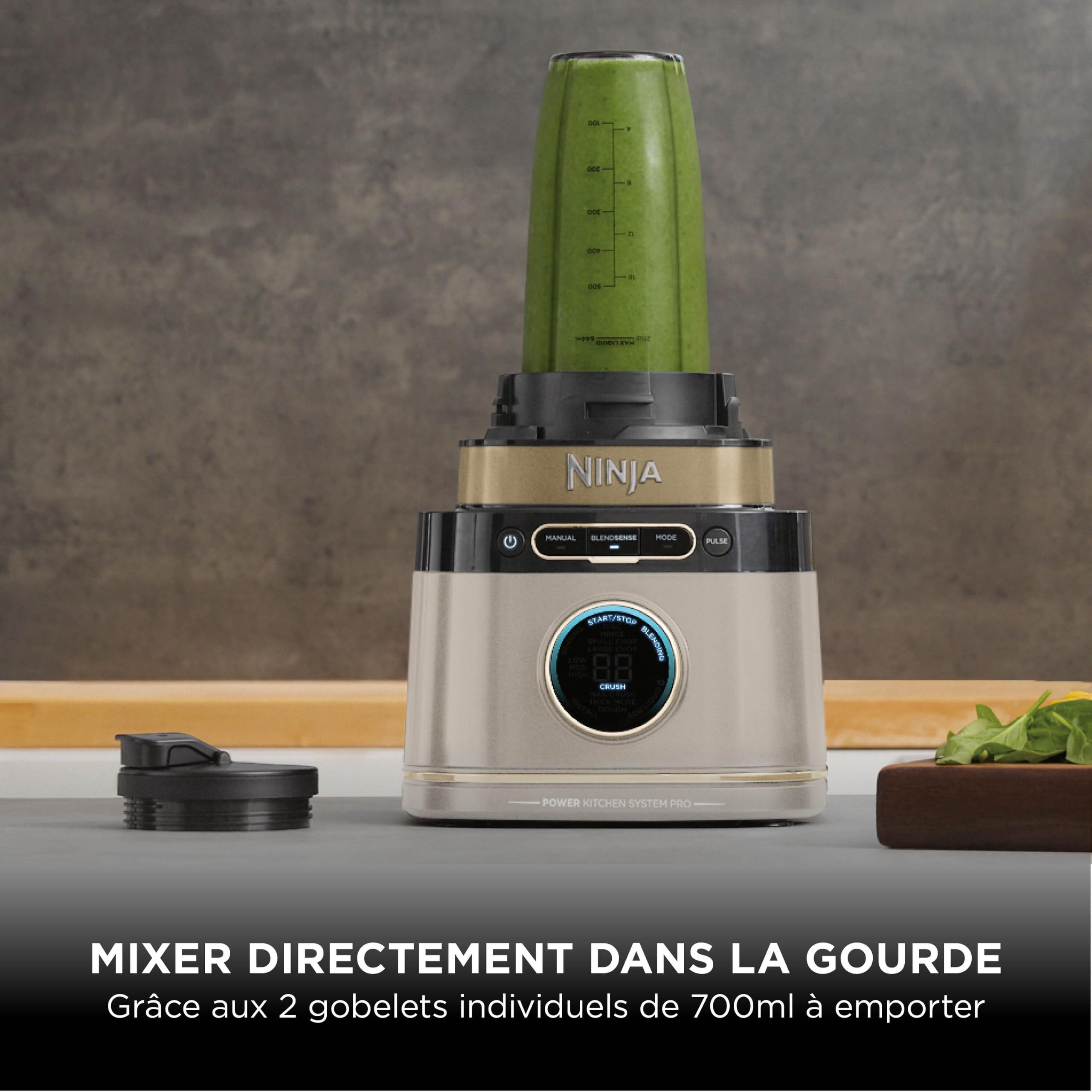 Ninja UltraCrush Mixeur Blender, 3 réglages de vitesse, 1,9L BP201EU