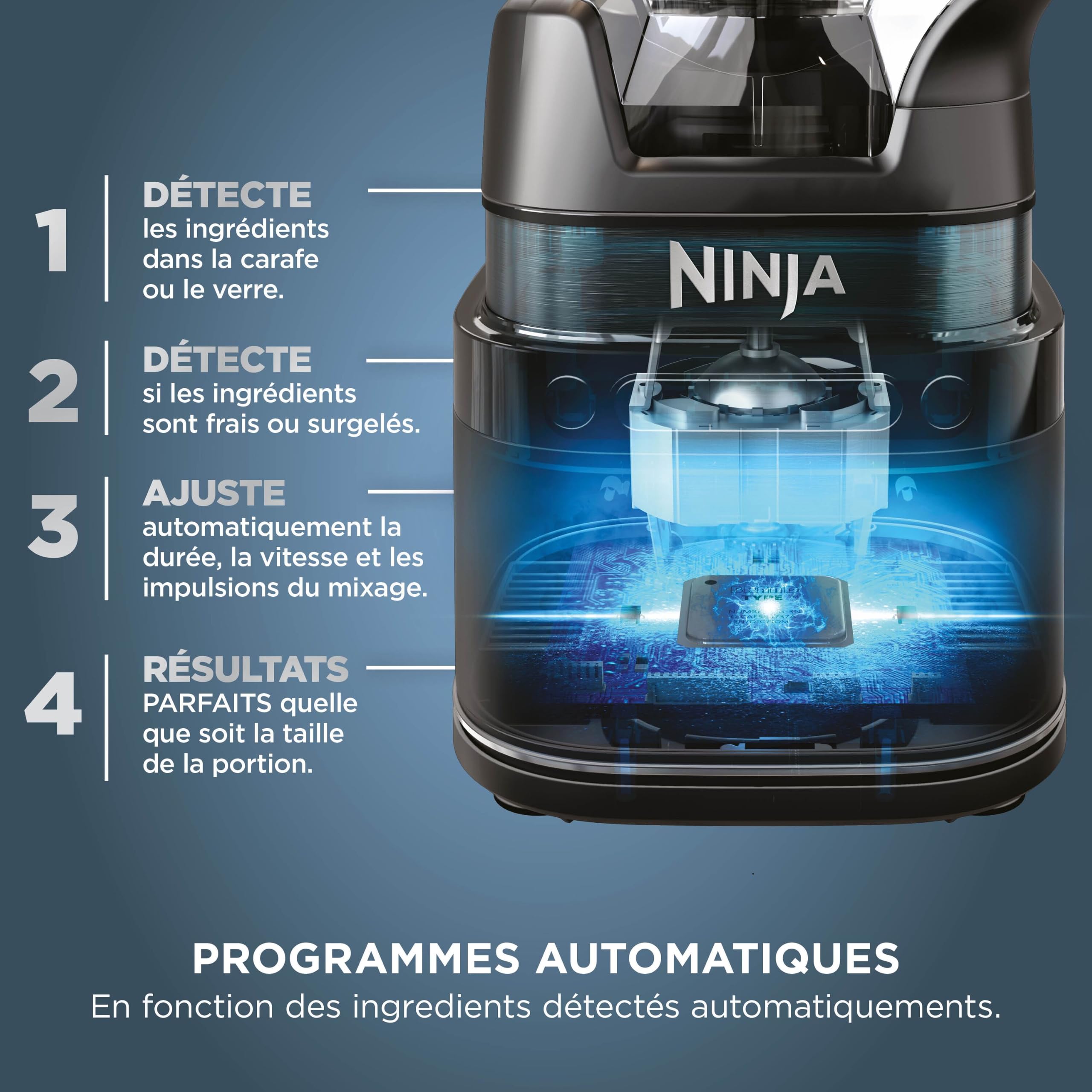 Ninja UltraCrush Mixeur Blender, 3 réglages de vitesse, 1,9L BP201EU