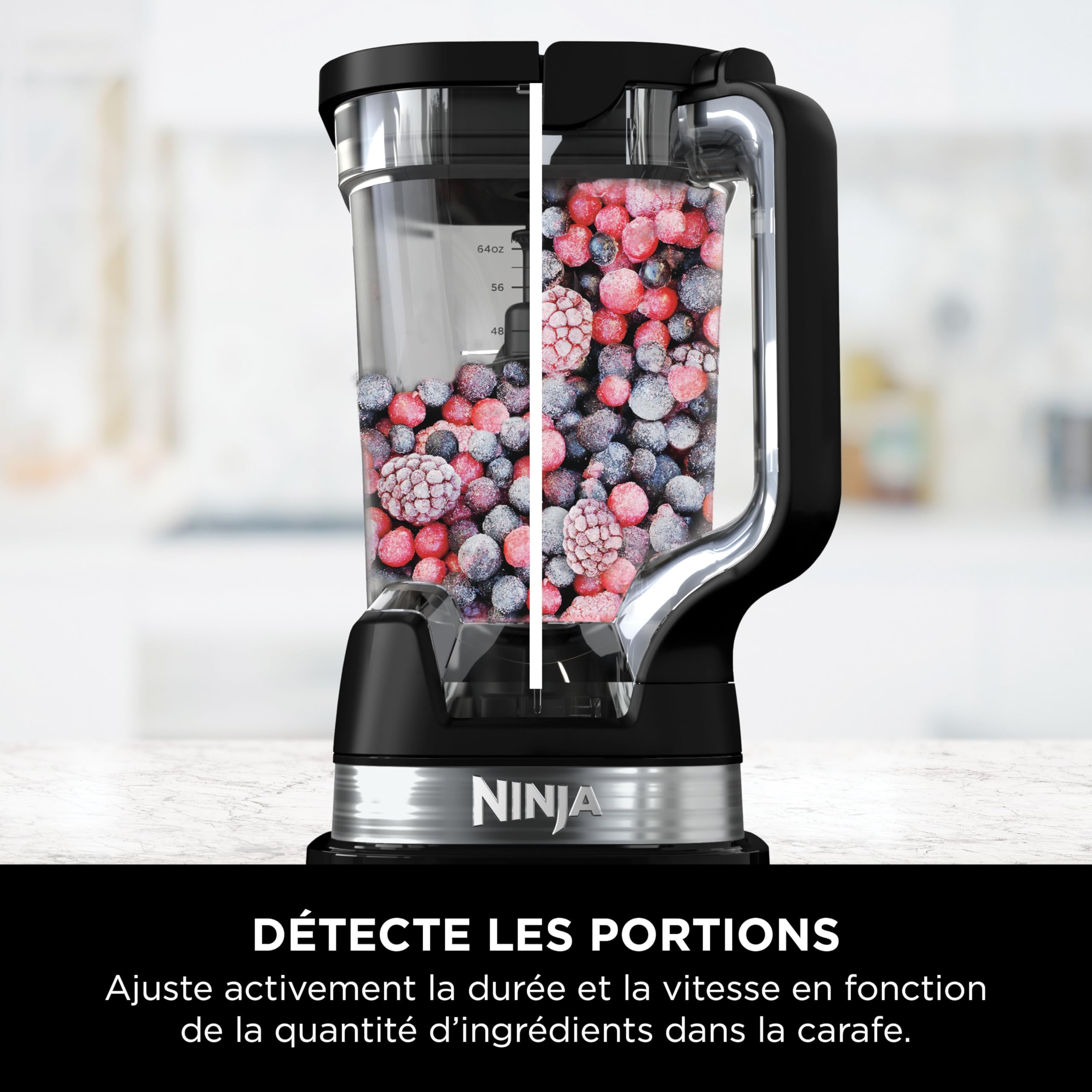 Ninja UltraCrush Mixeur Blender, 3 réglages de vitesse, 1,9L BP201EU