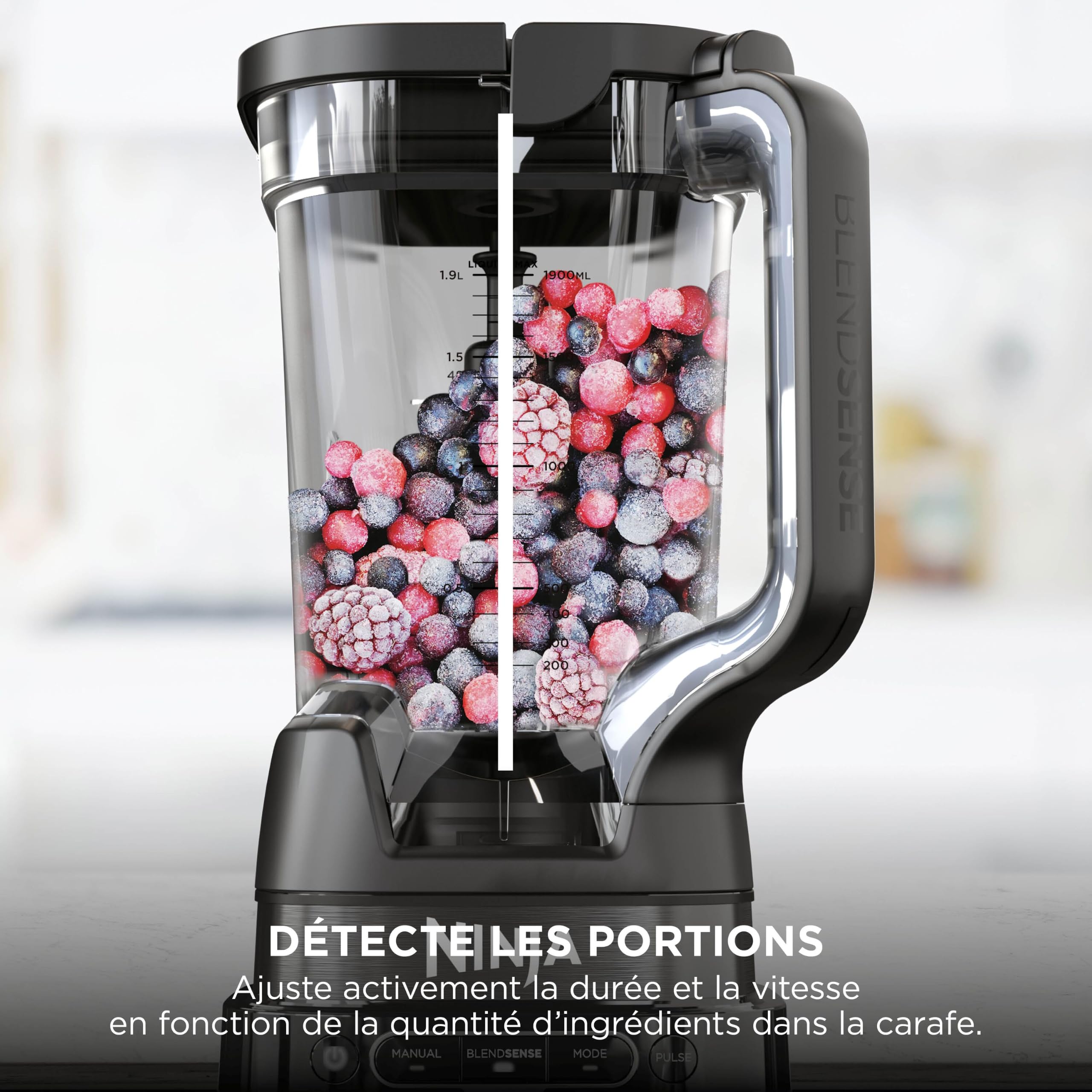 Ninja UltraCrush Mixeur Blender, 3 réglages de vitesse, 1,9L BP201EU