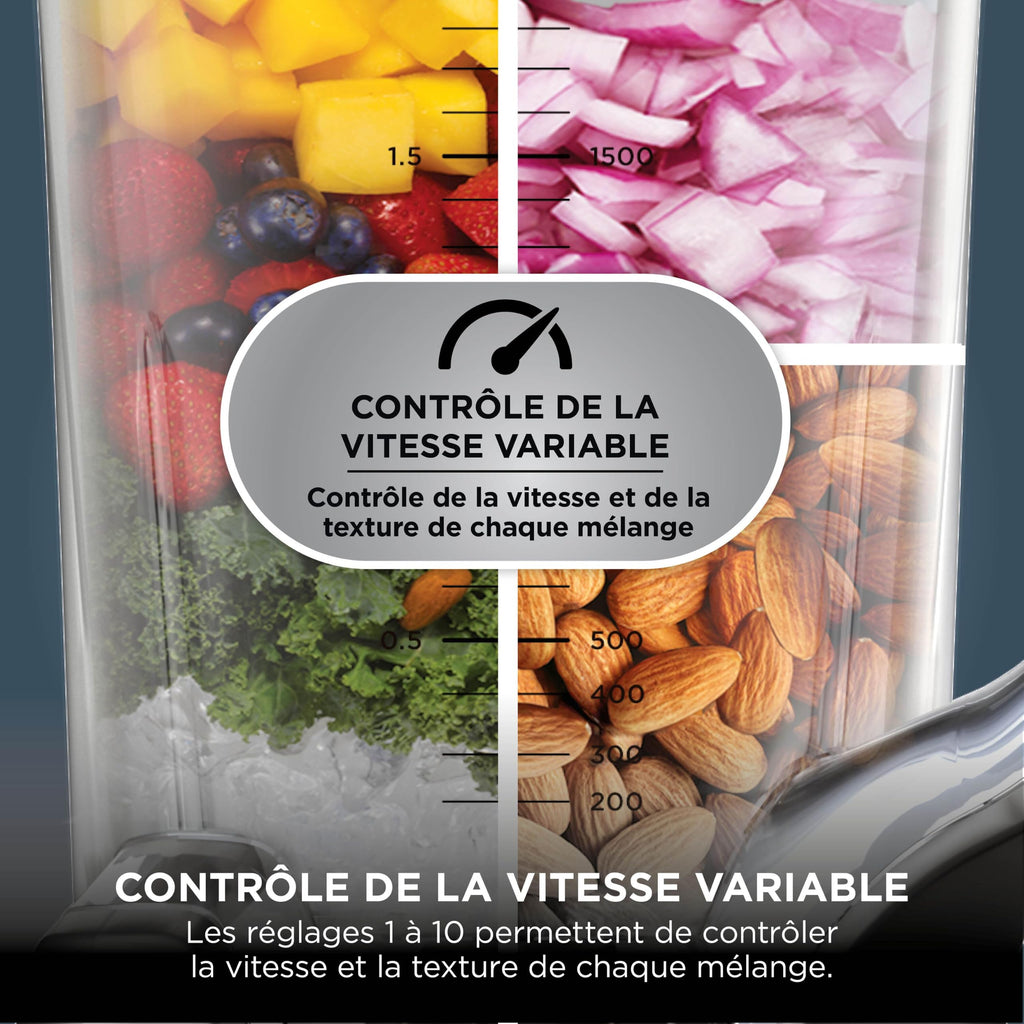 Ninja UltraCrush Mixeur Blender, 3 réglages de vitesse, 1,9L BP201EU