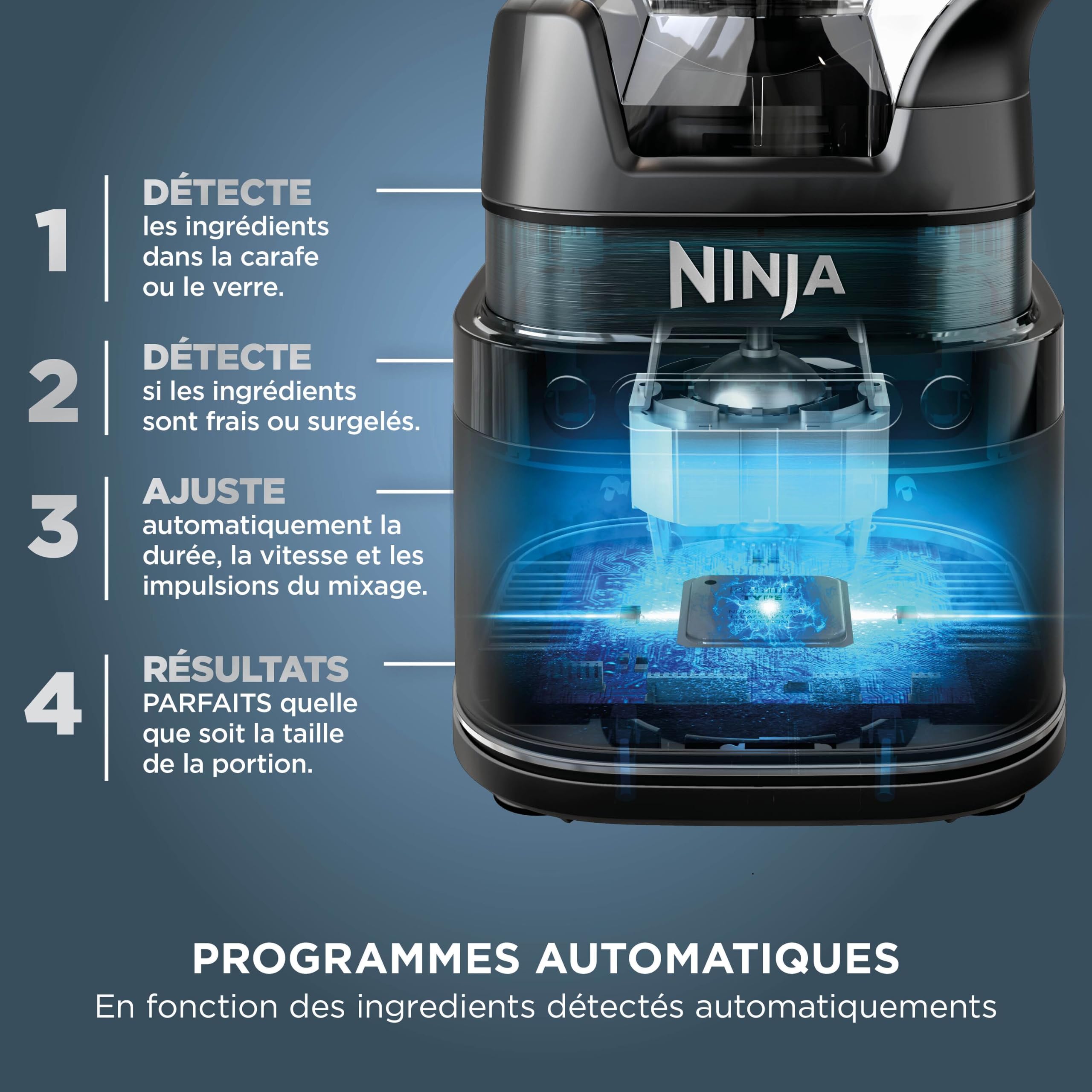 Ninja UltraCrush Mixeur Blender, 3 réglages de vitesse, 1,9L BP201EU