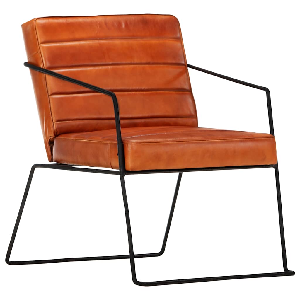 FAUTEUIL DE RELAXATION - Fauteuil echt leer tan284411