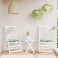 Coussins de chaise Vidaxl motif feuille