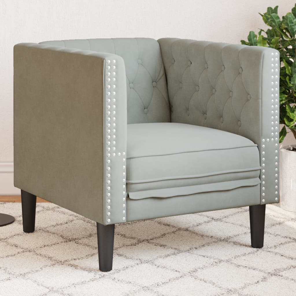 Canapé Chesterfield Avec Traversins Velours