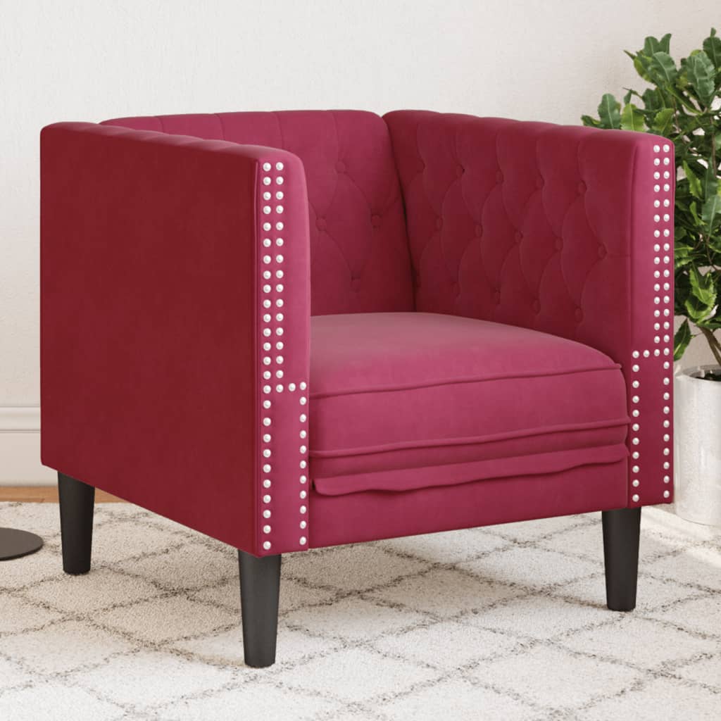 Canapé Chesterfield Avec Traversins Velours