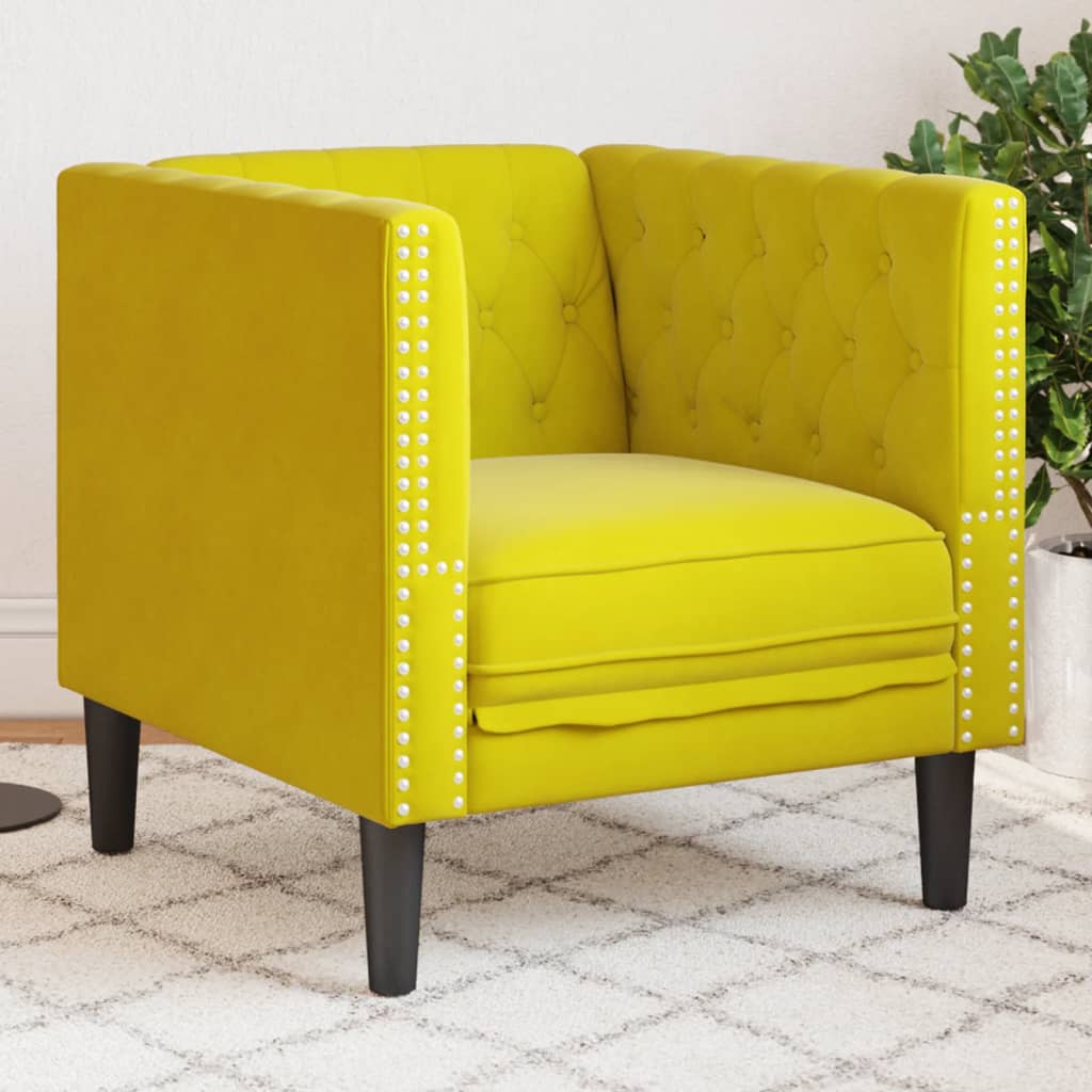 Canapé Chesterfield Avec Traversins Velours