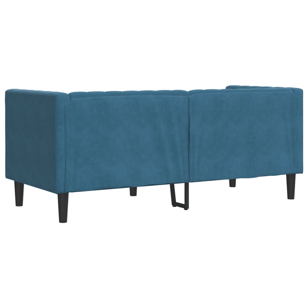 Canapé Chesterfield Avec Traversins Velours