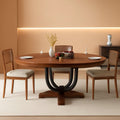 Walnut 59 Inch Fully Extendable Oval Dining Table