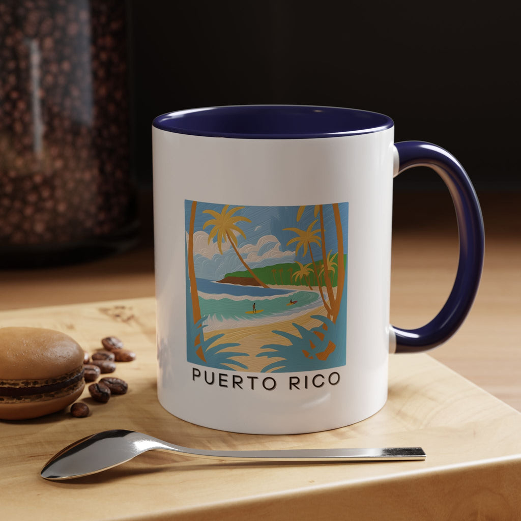 Mug Puerto Rico : Tasse Céramique - Design Artistique Inspiré de l'Île