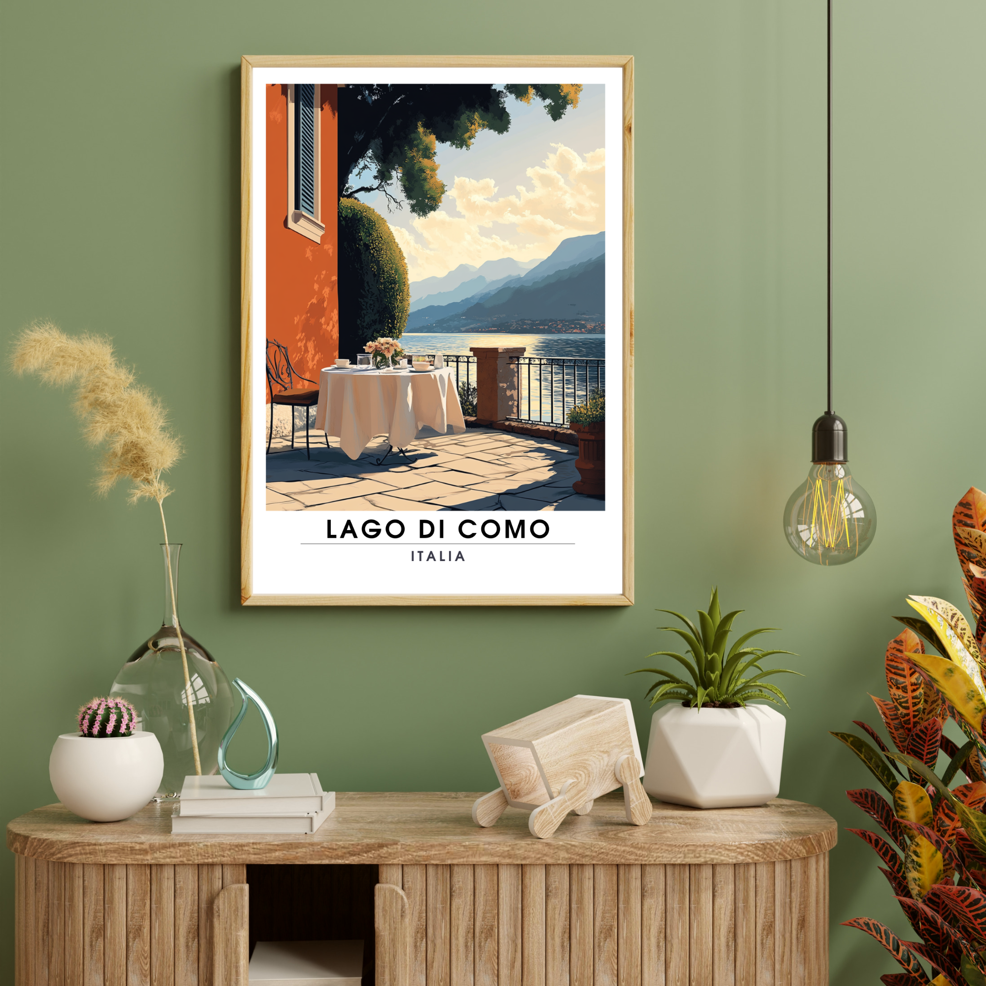 Affiche Lac de Côme | Impression Italie | Affiche Lac