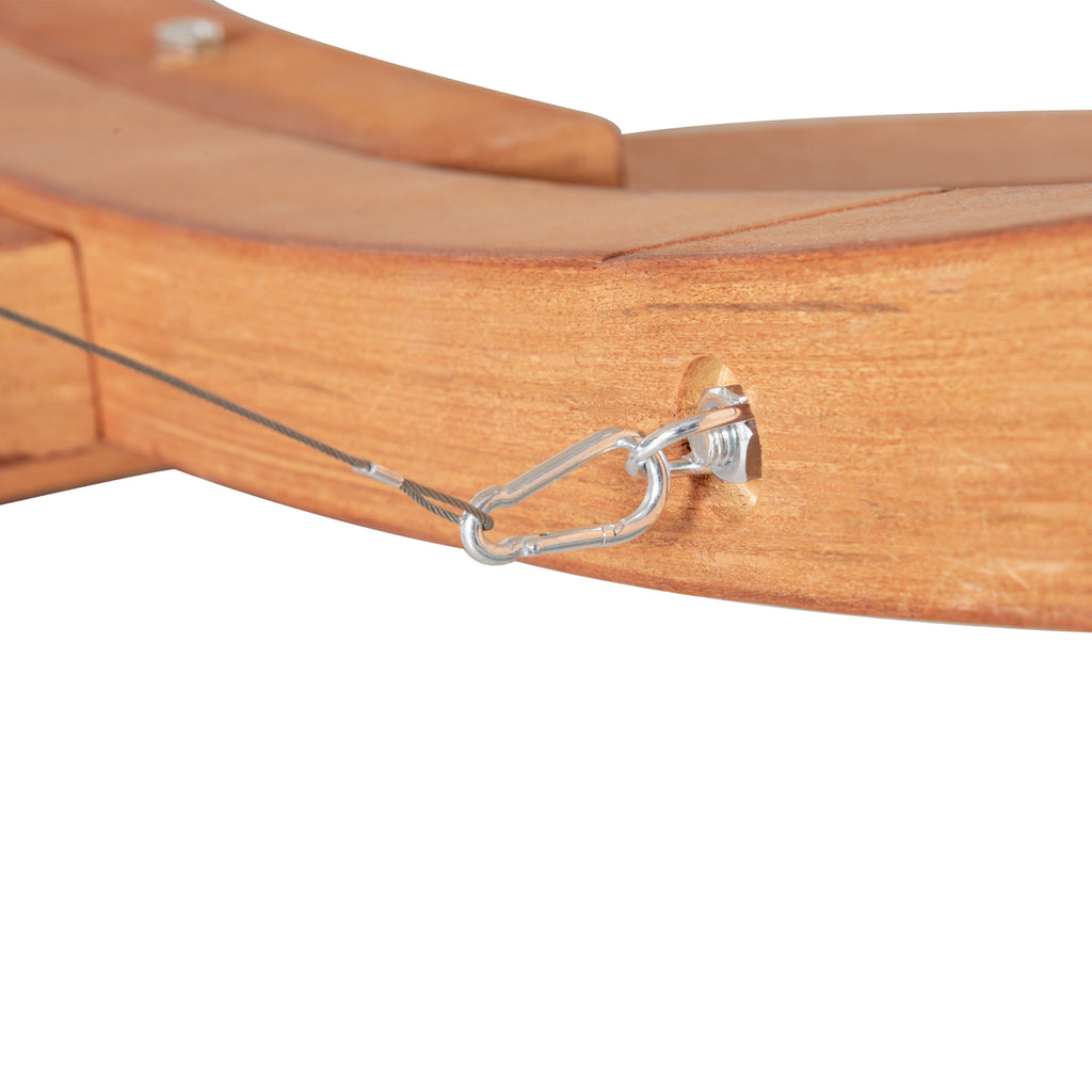 Hamac de jardin avec support en bois