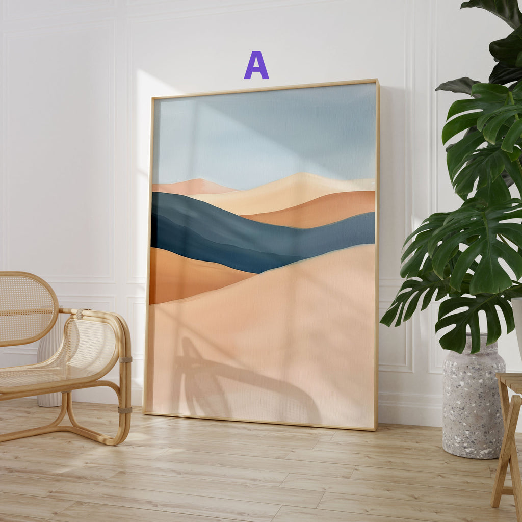 Affiche Paysage · Idée Cadeau · Paysages Méditerranéens, Portraits Féminins et Natures Mortes · Impression Déco sans Cadre
