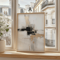 Affiche Art Moderne · Idée Cadeau · Art Abstrait, Illustrations Florales, Portraits Contemporains · Impression Déco sans Cadre