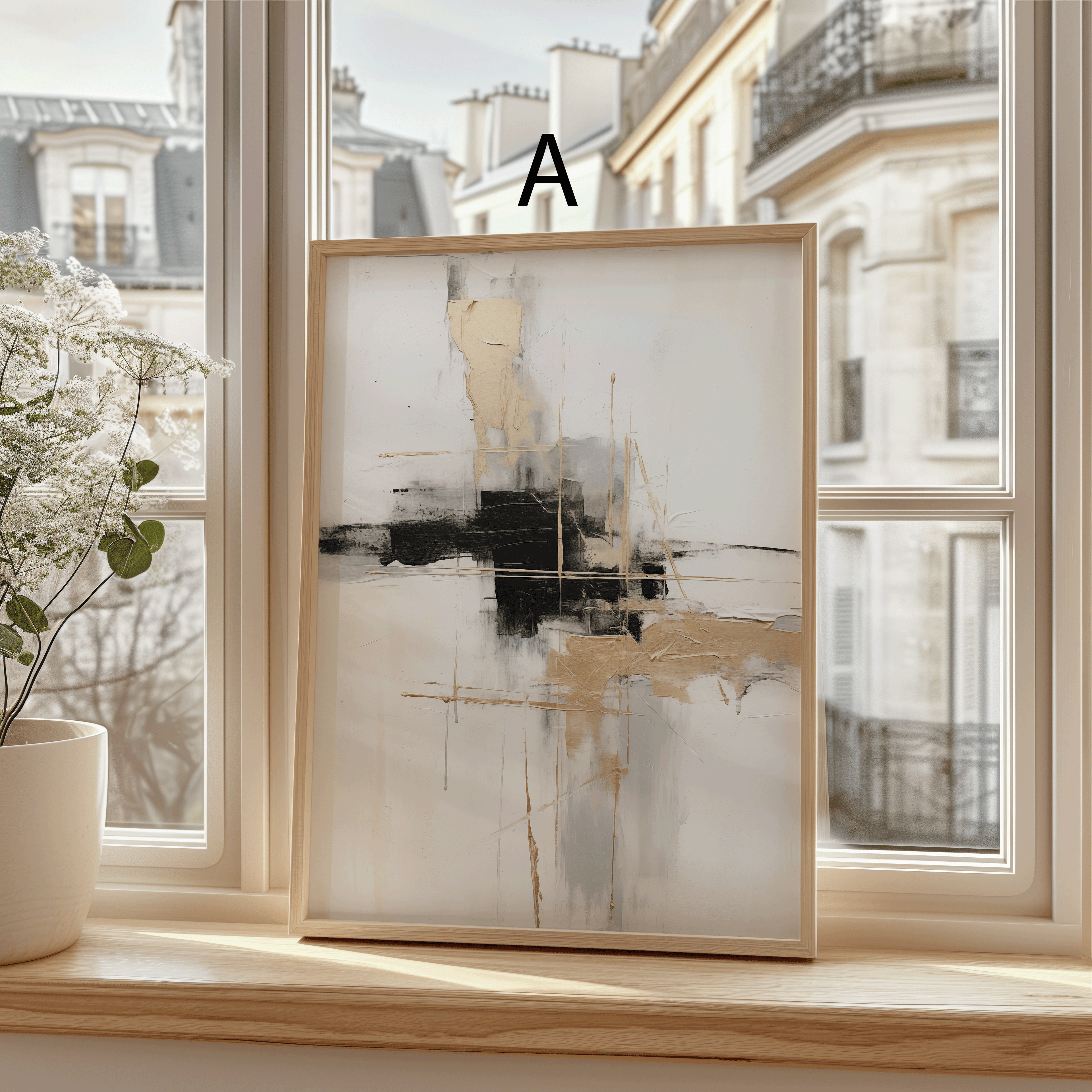 Affiche Art Moderne · Idée Cadeau · Art Abstrait, Illustrations Florales, Portraits Contemporains · Impression Déco sans Cadre