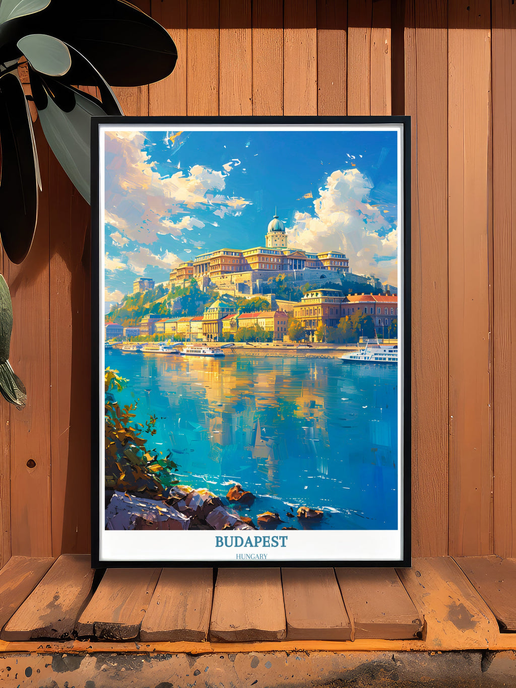 Budapest Travel Print Wall Art Buda