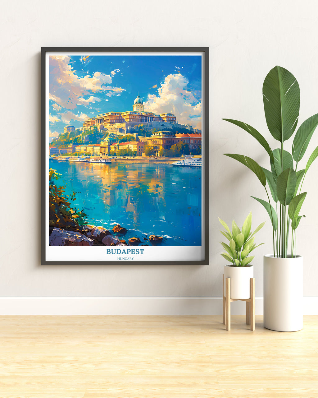 Budapest Travel Print Wall Art Buda
