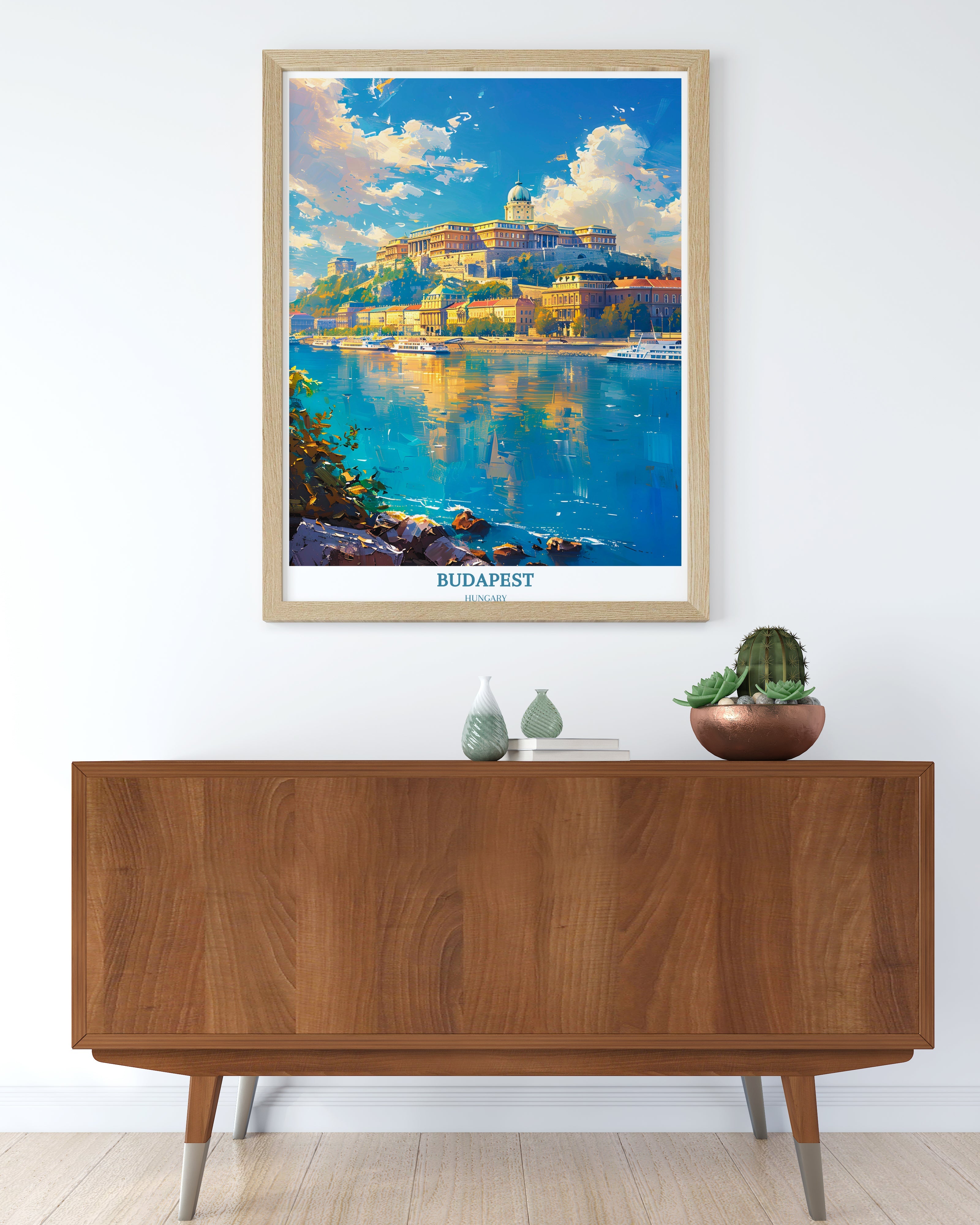 Budapest Travel Print Wall Art Buda