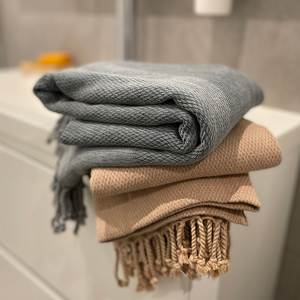 Serviette Turque Duru Stone Washed pour Sauna