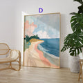 Landscape Poster · Gift Idea · Mediterranean Landscapes, Female Portraits and Still Lifes · Unframed Decorative Print