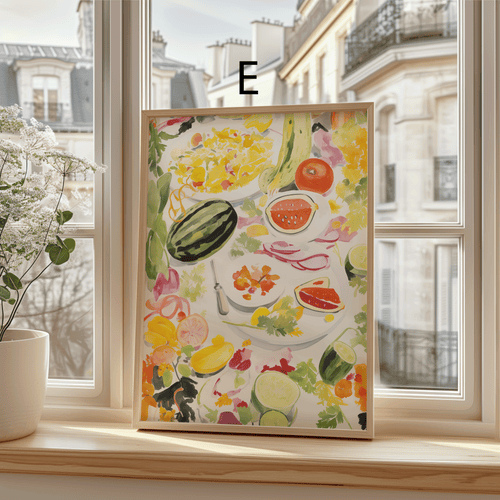 Affiche Art Moderne · Idée Cadeau · Art Abstrait, Illustrations Florales, Portraits Contemporains · Impression Déco sans Cadre