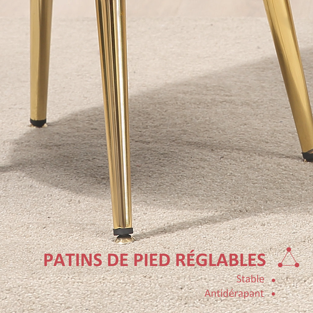 Fauteuil coquillage en velours rouge