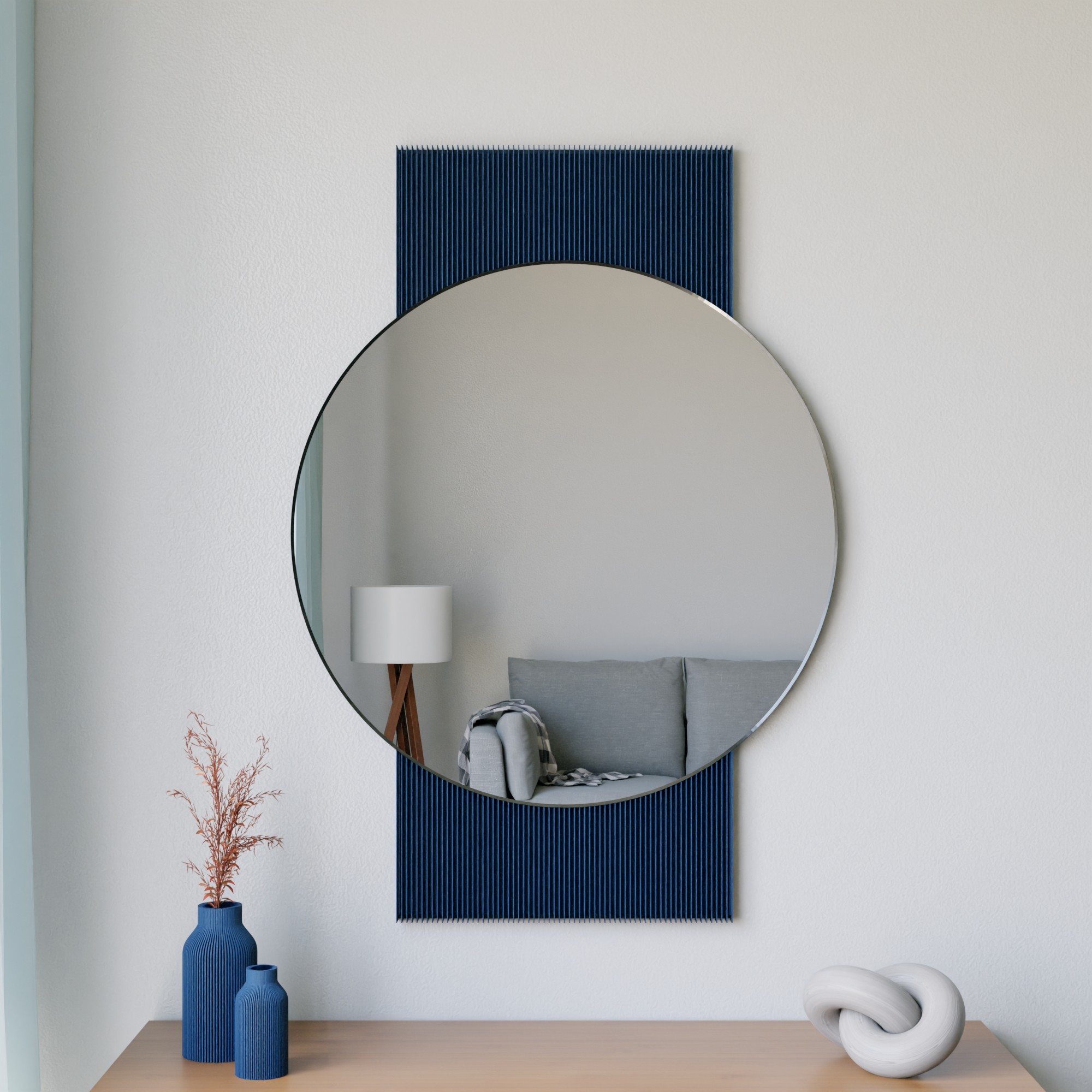 Miroir Décoratif – Design Solaire Artisanal