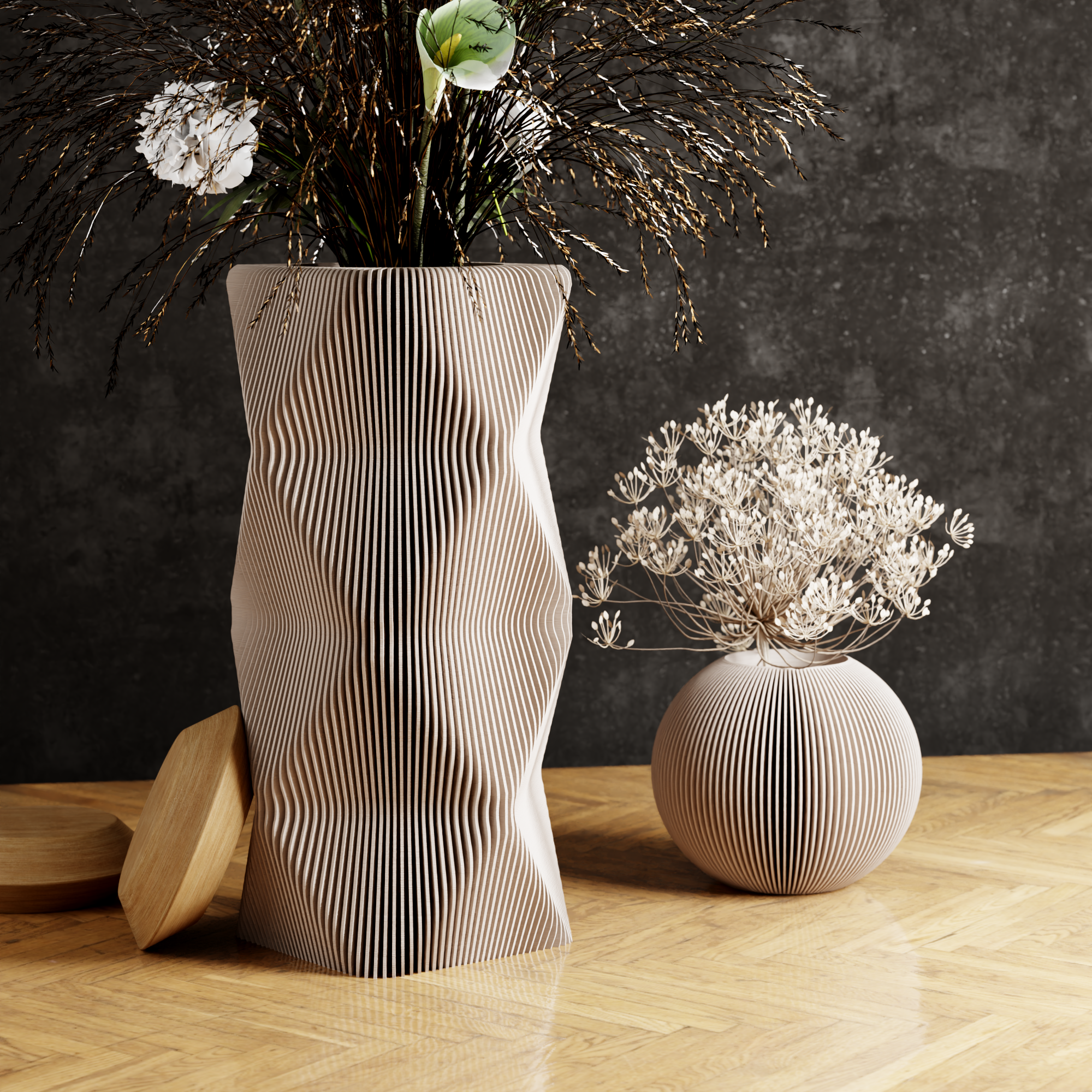 Vase Céramique – Forme Montagne Sculpturale