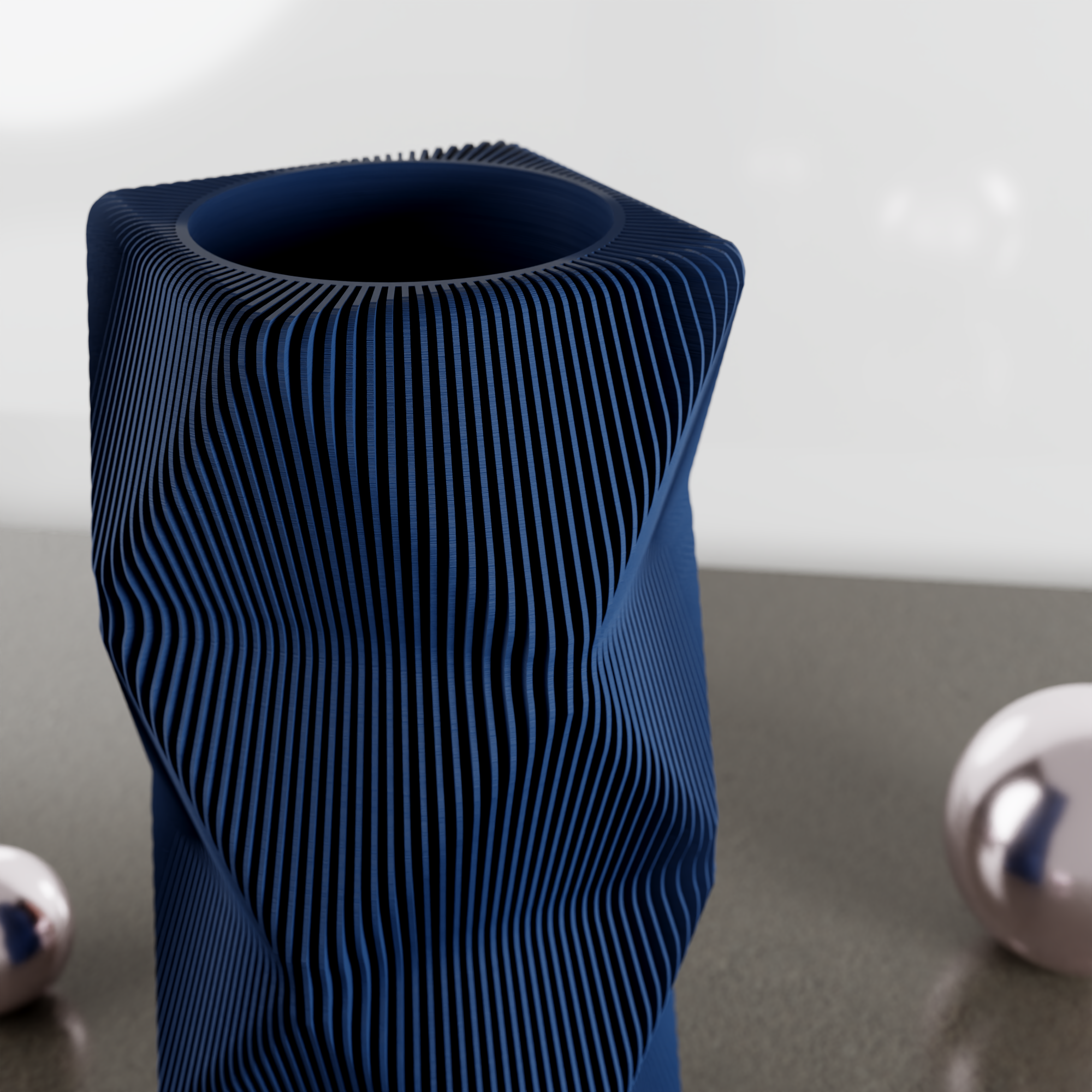 Vase Céramique – Forme Montagne Sculpturale