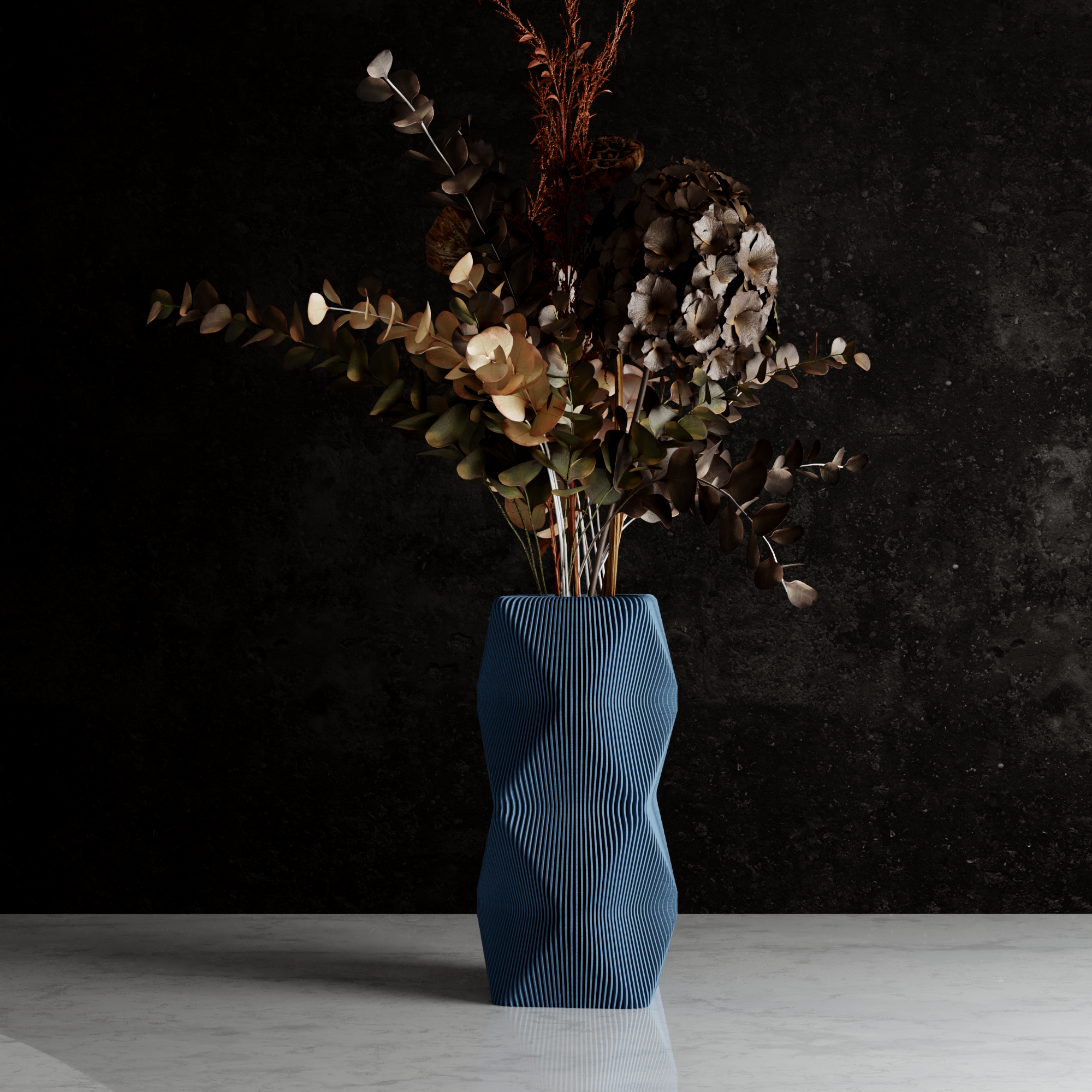 Vase Céramique – Forme Montagne Sculpturale