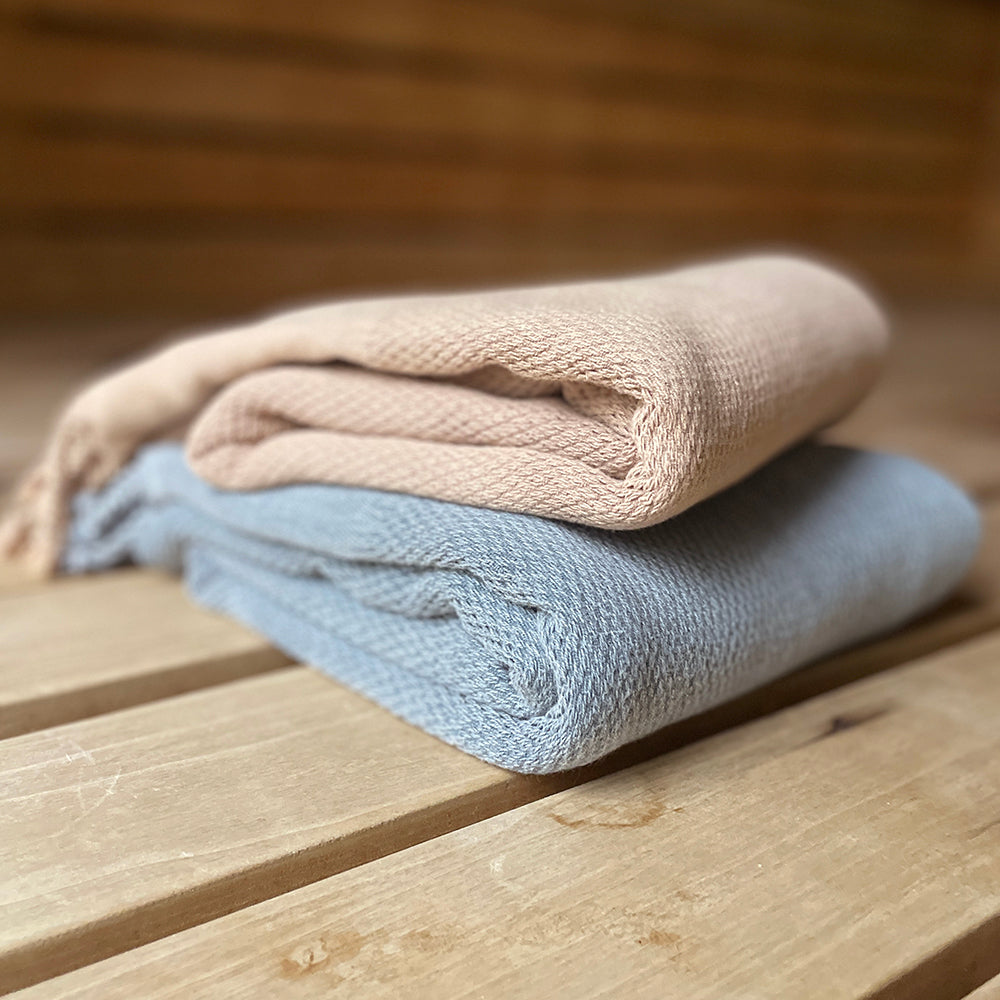 Serviette Turque Duru Stone Washed pour Sauna