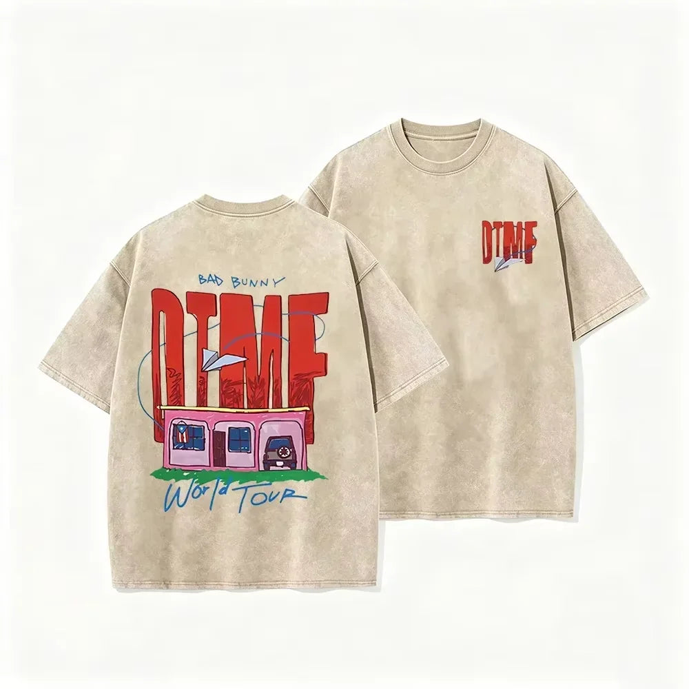 T-shirt Bad Bunny DTMF World Tour