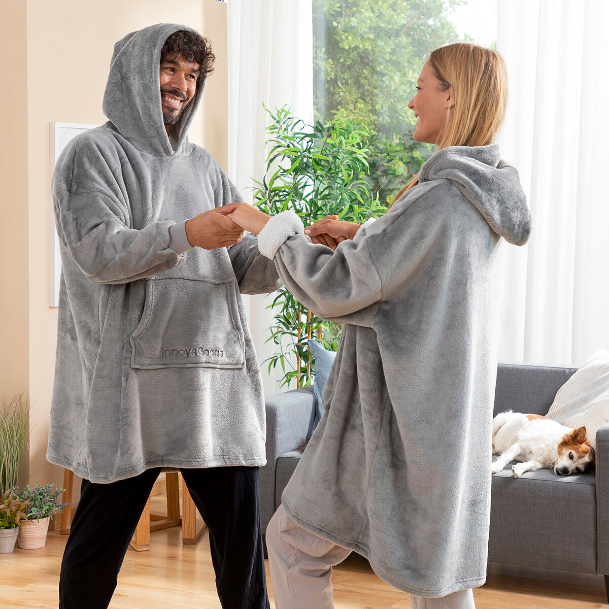Plaid-Sweat Oversize à Capuche Swug InnovaGoods