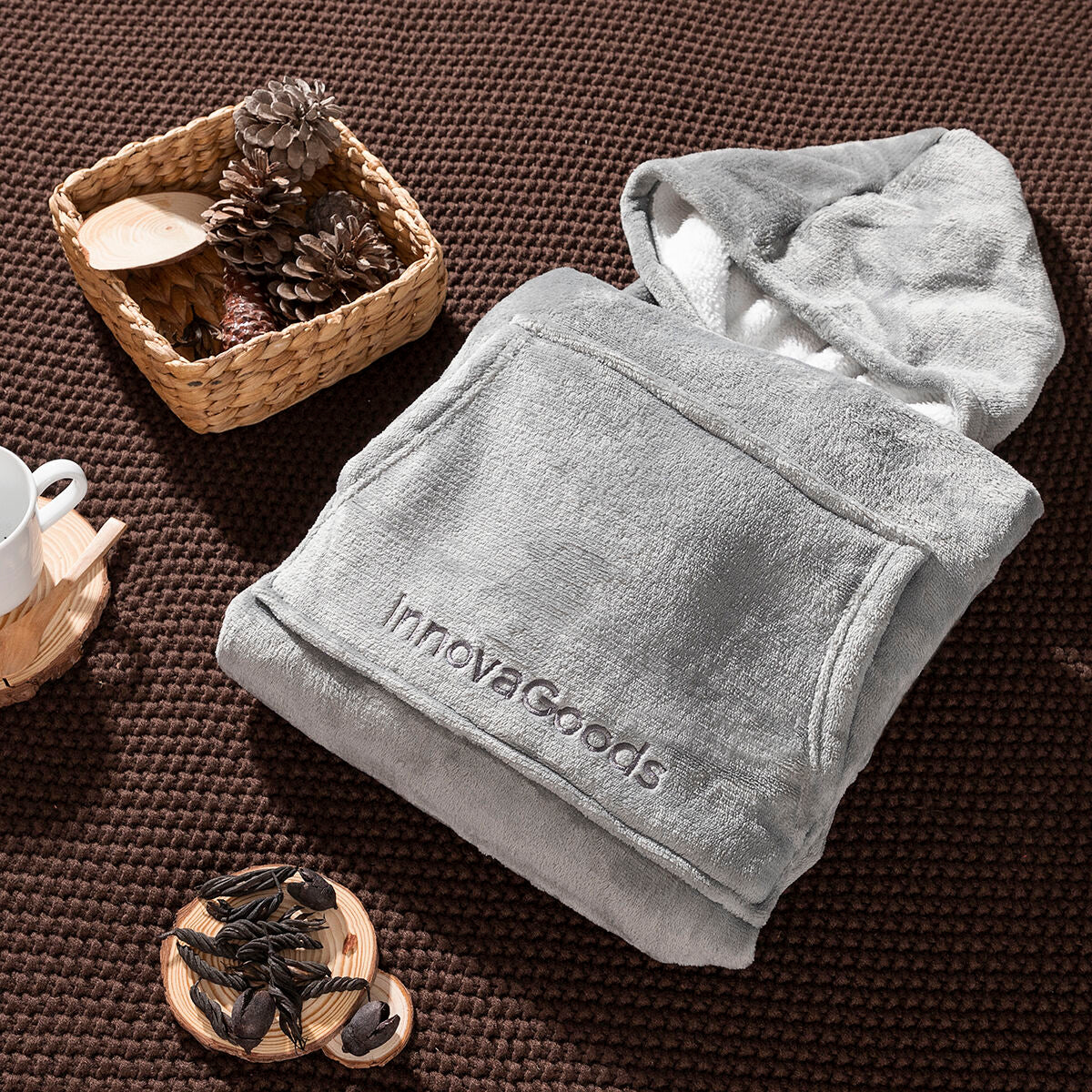 Plaid-Sweat Oversize à Capuche Swug InnovaGoods