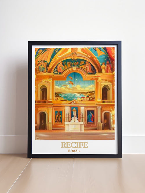Affiche Brésil - Capela Dourada
