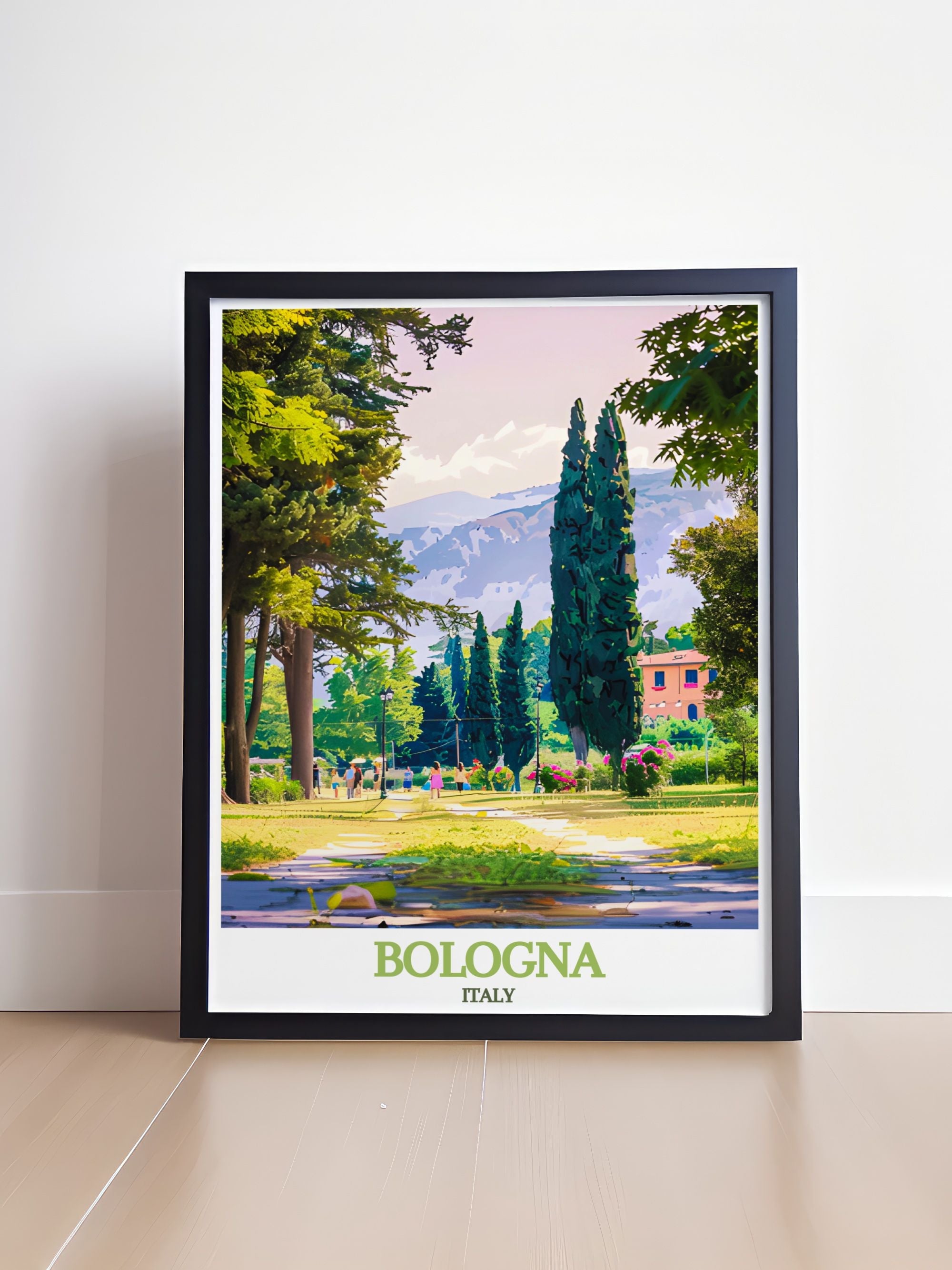 Bologna Wall Art Giardini Margherita Wall Art Italy Scenic Poster
