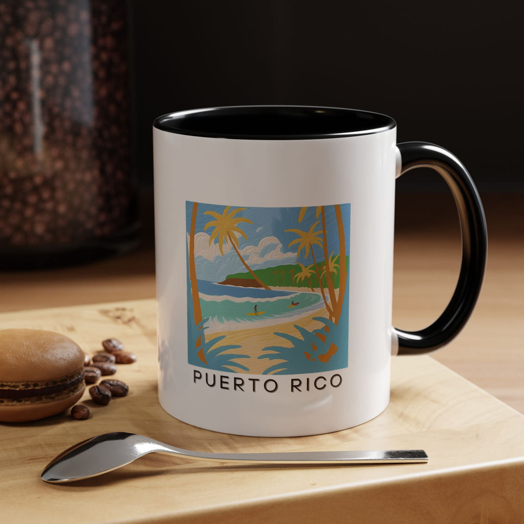 Mug Puerto Rico : Tasse Céramique - Design Artistique Inspiré de l'Île