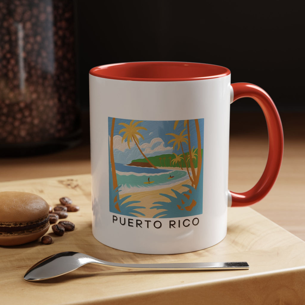 Mug Puerto Rico : Tasse Céramique - Design Artistique Inspiré de l'Île
