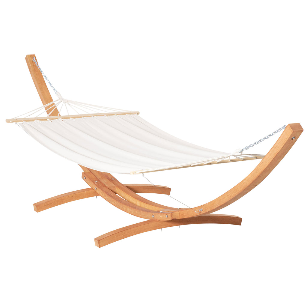 Hamac de jardin avec support en bois