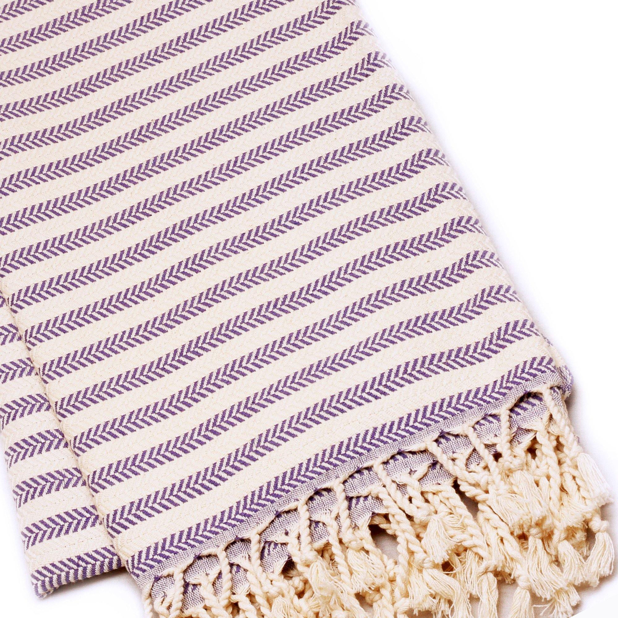 Serviette Hamam Pestemal Bicolore